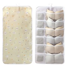 樂居家 貼身衣物掛袋 網格袋 內衣內褲收納 12格, 80 x 40cm, 小綿羊