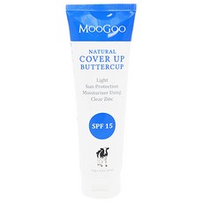 MOOGOO 天然保濕防曬乳 SPF15, 120g, 1條