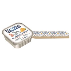MonGe 瑪恩吉 成犬 MONO蔬果系列 無穀主食餐盒, 火雞 + 柑橘, 150g, 24個