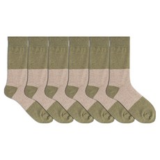 삭스팩토리 남성용 투톤 정장 양말 6켤레 세트