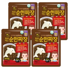아이배냇 베베 처음먹는 순한 소스, 50g, 4개, 짜장 50g, 4개, 짜장