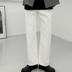 Mercita男款日常半寬牛仔褲