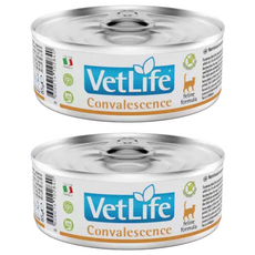 Farmina 法米納 VetLife 天然處方系列 高營養照護配方 貓主食罐頭, 雞肉, 魚, 85g, 2罐