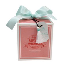 Iciel design 流蘇方形盒, Pink Lovely, 3個