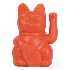 Diminuto Cielo 幸運繽紛招財貓 - 亮橘色 15cm