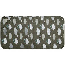 韓日電氣 Goormi 雙面電熱坐墊, 灰色, 雙人座(44 x 87 x 1.5 cm)