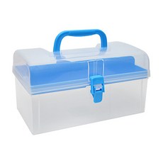 W.I.P 台灣聯合文具 手提工具盒 PP材質 耐撞擊不易破, 小 22 x 12.5 x 13cm, 1個