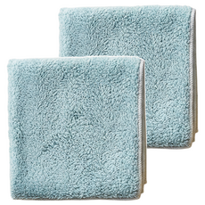 UdiLife 優的生活大師 百研開纖絨毛擦拭布 吸水速乾, 30 x 30cm, 2條