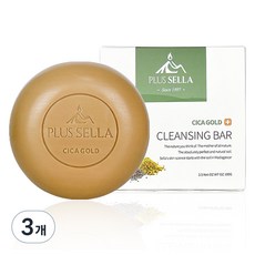 SELLA 시카골드 클렌징바, 93g, 3개입