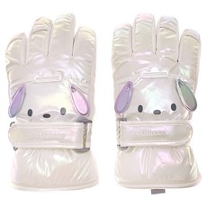 포차코 산리오 아동용 샤인 빅페이스 입체 방한 장갑 OGHKG50273