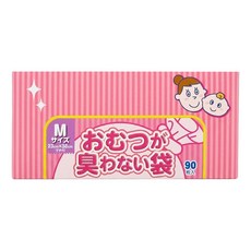 日本 BOS 嬰兒尿布除臭專用垃圾袋 M, 1盒