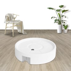 플라팜 커버형 이동식 화분받침대 원형, 1개