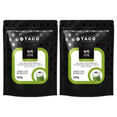 타코 녹차라떼 분말, 500g, 1개입, 2개