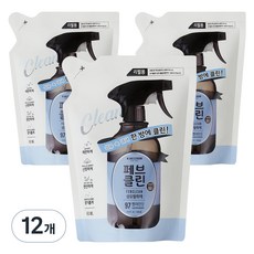 더블유드레스룸 페브클린 섬유탈취제 97번 에이프릴코튼 리필, 450ml, 12개