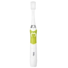 tgm 矽膠亮光音波震動牙刷 STEP 2, 柔軟彈性矽膠刷毛, 呵護寶寶牙齦, 適合4-7歲, B68-100-2, 1支