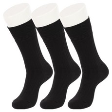 Crocodile 鱷魚 男士優質3股棉紗商務長襪 3雙入 CD343