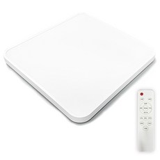 GAON LED LED 優質纖薄調光三色變光遙控房間燈 80W, 白色