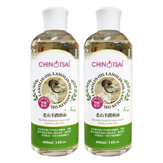 橙采 老山羊潤膚油 無香特純配方 日夜皆可使用 保濕呵護全身肌膚, 400ml, 2瓶