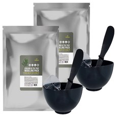 VITAHALO 茶樹涼感軟膜粉套裝，1kg，軟膜工具組, 2組, 1入