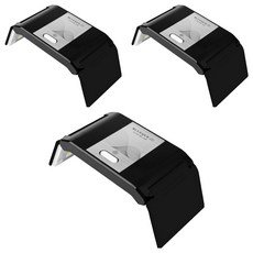 Gogoblanc 便攜式 36W LED 紫外線凝膠美甲燈, 黑色, 3個