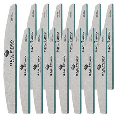 有趣的指甲護理斑馬文件 100/150, 混色, 15個