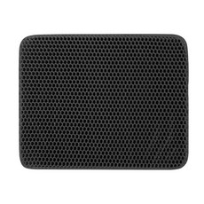 doongdoongpet 貓咪沙漠化防治壓花吸水墊, 黑色, 1個