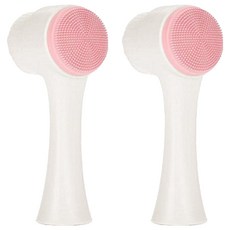 Daily Friends 雙效毛孔清潔刷, 粉紅色, 2個