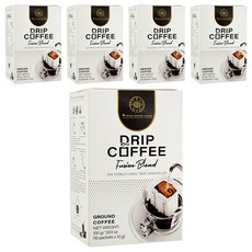 Chunkwen Legend 滴漏咖啡融合混合物, 10g, 10包, 5盒