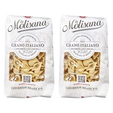 la Molisana 茉莉 石臼碾磨 義大利貝殼麵 n25, 500g 杜蘭小麥, 2包