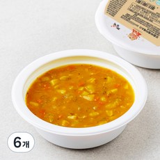 짱죽 모듬야채카레소스, 100g, 6개, 모듬야채
