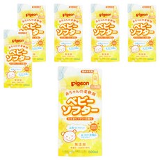 pigeon 貝親 嬰兒柔軟精 補充包, 500ml, 6包