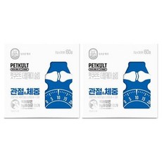 펫쿠르트 반려동물 더블케어 영양제, 60g, 뼈/관절강화, 2개