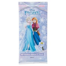 Disney 迪士尼冰雪奇緣繽紛貼卡萌創版 第一彈 Set DIY服裝貼紙和卡片, 1盒