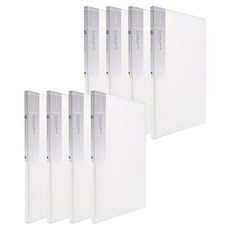 Heemang 自然透明文件夾 30頁 固定型, 白色, 8入