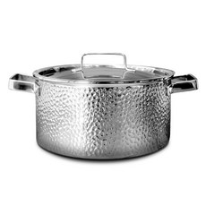 벨라쿠진 인덕션 통5중 햄머드 양수 냄비, 24cm, 1개