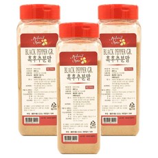 내츄럴스파이스 흑후추분말, 460g, 3개