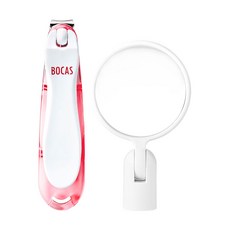 보카스 회전 확대경 발톱깎이 TNC-3020ML, 레드, 1개