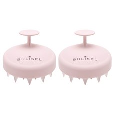 뷰리셀 두피마사지 샴푸브러쉬, 핑크, 2개