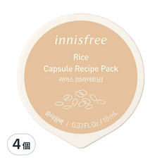INNISFREE 真萃晚安膠囊面膜 禾米, 10ml, 4個