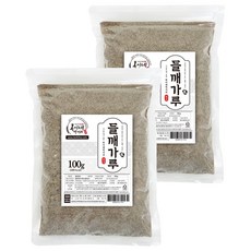 복이네먹거리 탕용 껍질째 들깨가루, 100g, 2개