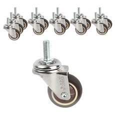 一般螺栓型低噪音輪子, 12個