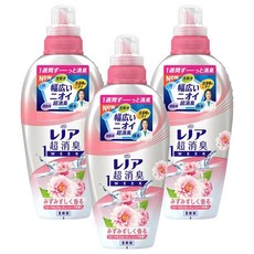 Lenor 蘭諾 超消臭1WEEK 消臭抗菌衣物柔軟精 清新花果香, 530ml, 3瓶