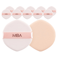 Miva Makeup Royal Petal Puff 2p, 6個, 象牙白