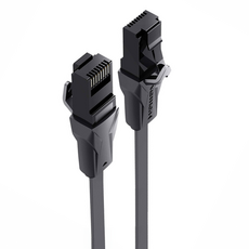 VEnTIOn 威迅 Cat.6 Giga網路線 扁線, 黑色, 5m, 1條