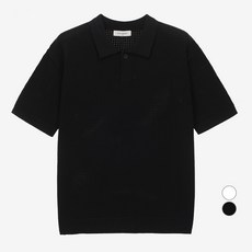 마인드브릿지 남성용 쿠튀르 카라세미오버핏 반팔 니트 MYKT3170