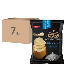 華元 波的多洋芋片 鹽之花風味, 34g, 7包