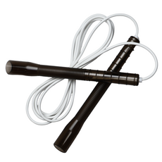JFROPE Twinkle 高速跳繩, 黑色 + 白色繩, 1個