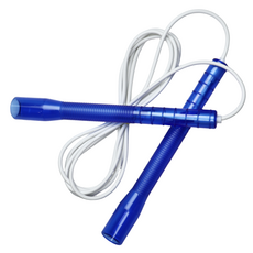 JFROPE Twinkle 高速跳繩, 海軍藍 + 白色繩, 1個