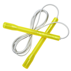JFROPE Twinkle 高速跳繩, 黃色 + 白色繩, 1個