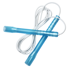 JFROPE Twinkle 高速跳繩, 天空藍+白色繩, 1個